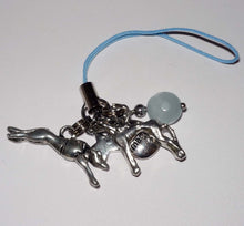 Load image into Gallery viewer, "Imagine" Greyhound Dogs Charms Zipper Pull, Cell Phone Charms