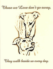 Load image into Gallery viewer, Greyhound Sympathy Card