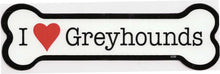 Load image into Gallery viewer, I <Heart> Greyhounds Bone Magnet
