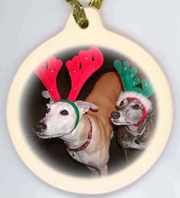 Load image into Gallery viewer, Porcelain Greyhound Ornament