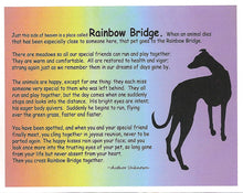 Load image into Gallery viewer, Rainbow Bridge Greyhound Sympathy Card