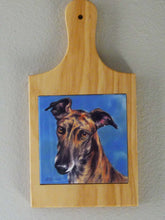 Load image into Gallery viewer, Greyhound Cutting Board