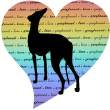 Load image into Gallery viewer, Greyhound Love Note Cards Whippet Galgo Dog Series III