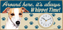 Load image into Gallery viewer, Whippet Clock