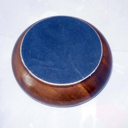 Greyhound Adorned Wood and Onyx Covered Dish