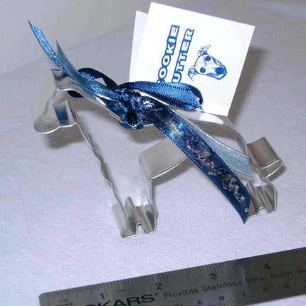 Greyhound Dog  Shaped Cookie Cutter with Recipes