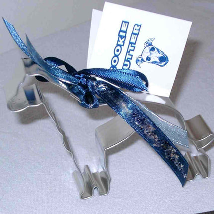 Greyhound Dog  Shaped Cookie Cutter with Recipes