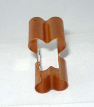 Load image into Gallery viewer, Dog Bone Copper Cookie Cutter, Small, with Recipes
