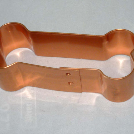 Dog Bone Copper Cookie Cutter, Medium, with Recipes