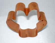 Load image into Gallery viewer, Paw Print Copper Cookie Cutter with Recipes
