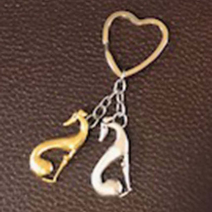 Greyhound Keyring