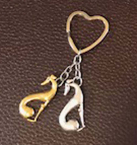 Greyhound Keyring