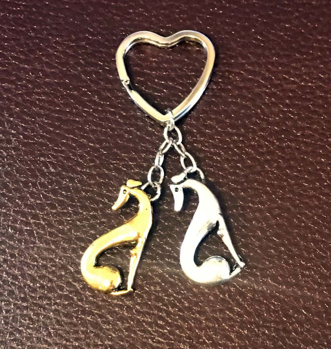 Greyhound Keyring