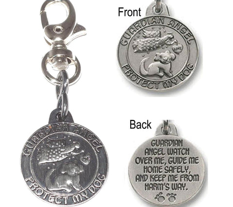 Dog Guardian Angel Charm