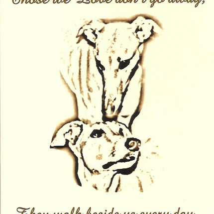 Greyhound Sympathy Card