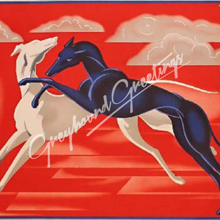 Greyhound Art Tile