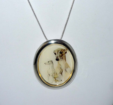 Greyhound Combo Pin Pendant