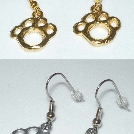 Pawprint Earrings