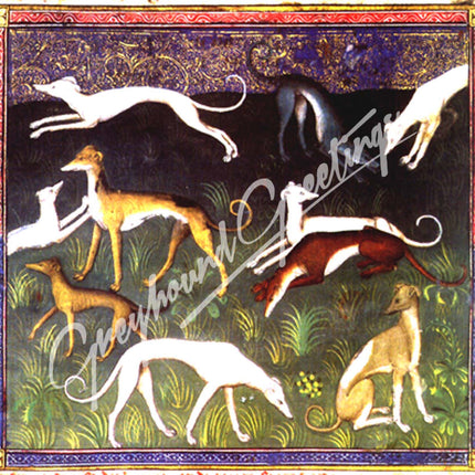 Greyhound Art Tile