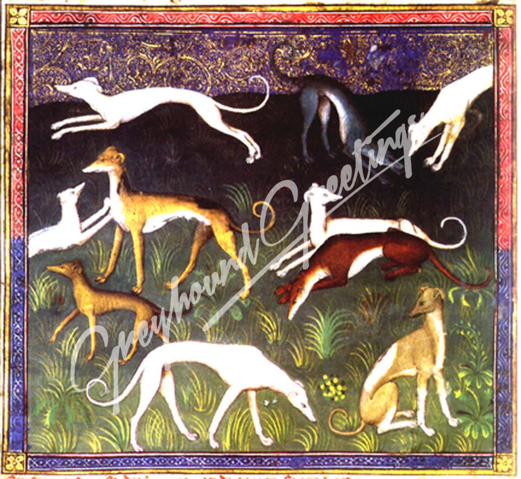 Greyhound Art Tile