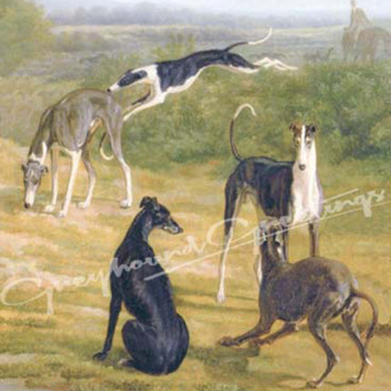 Greyhound Art Tile