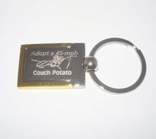 Load image into Gallery viewer, Greyhound Keyring
