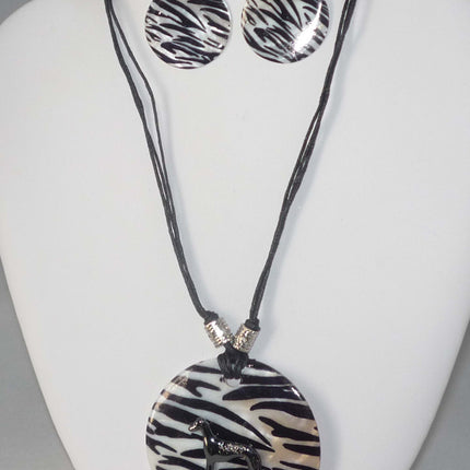 Greyhound Necklace and Earrings Gift Set