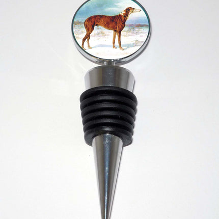 Greyhound Bottle Stopper