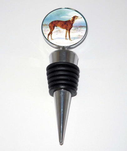 Greyhound Bottle Stopper