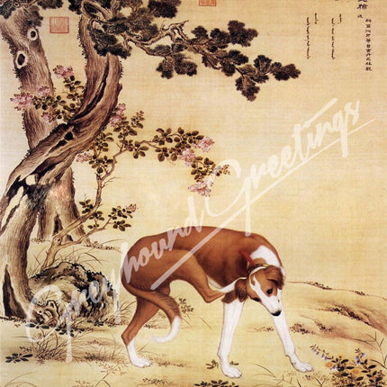 Greyhound Dog Notecards 