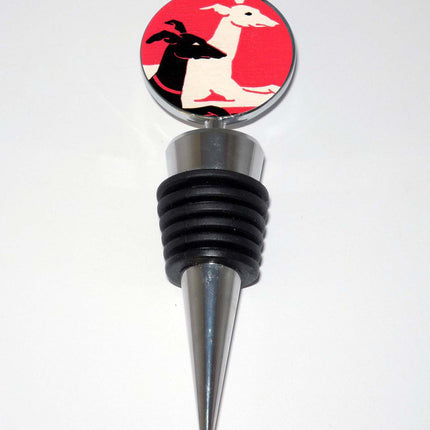 Greyhound Bottle Stopper