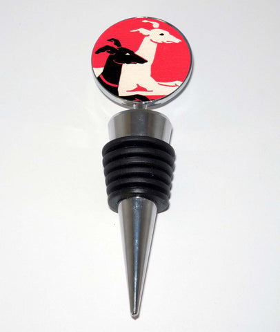 Greyhound Bottle Stopper