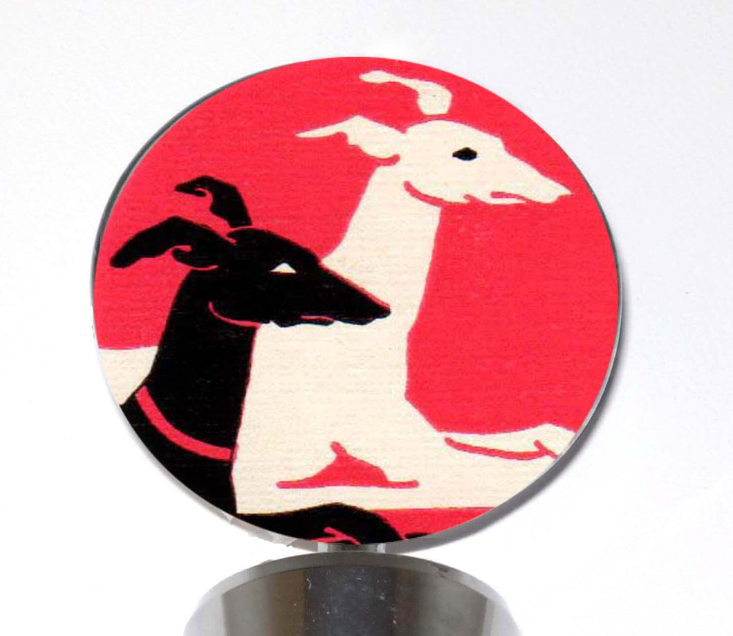 Greyhound Bottle Stopper