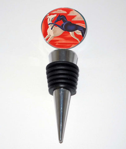 Greyhound Bottle Stopper