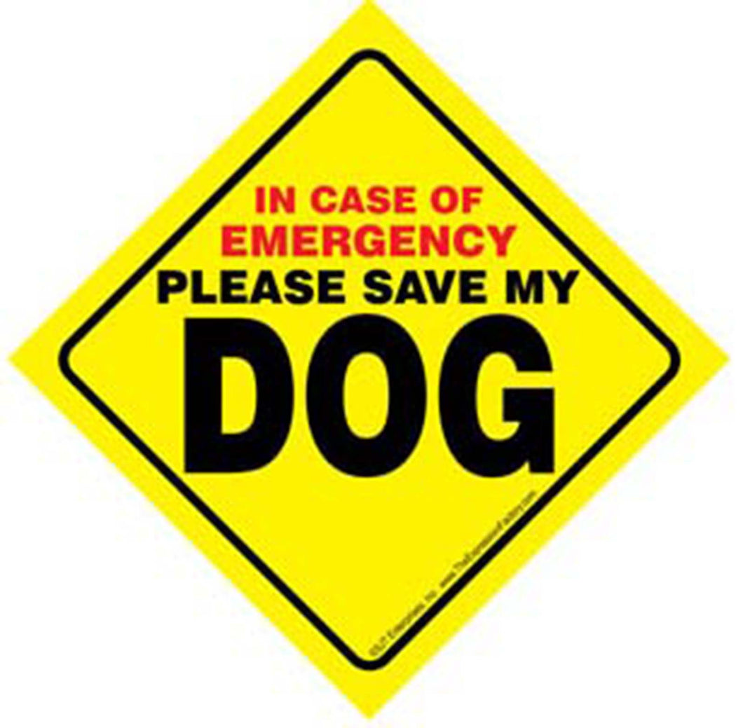 Dog Emergency Sign