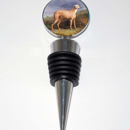 Greyhound Bottle Stopper
