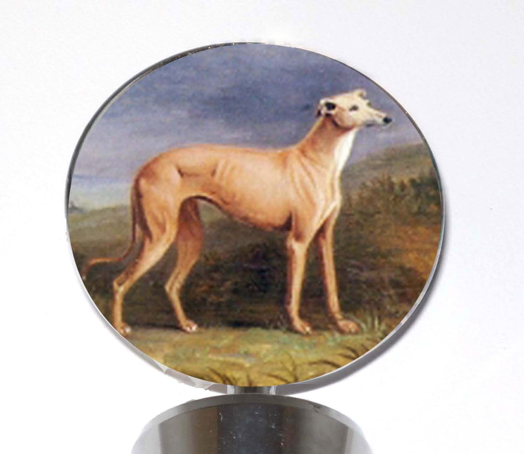 Greyhound Bottle Stopper