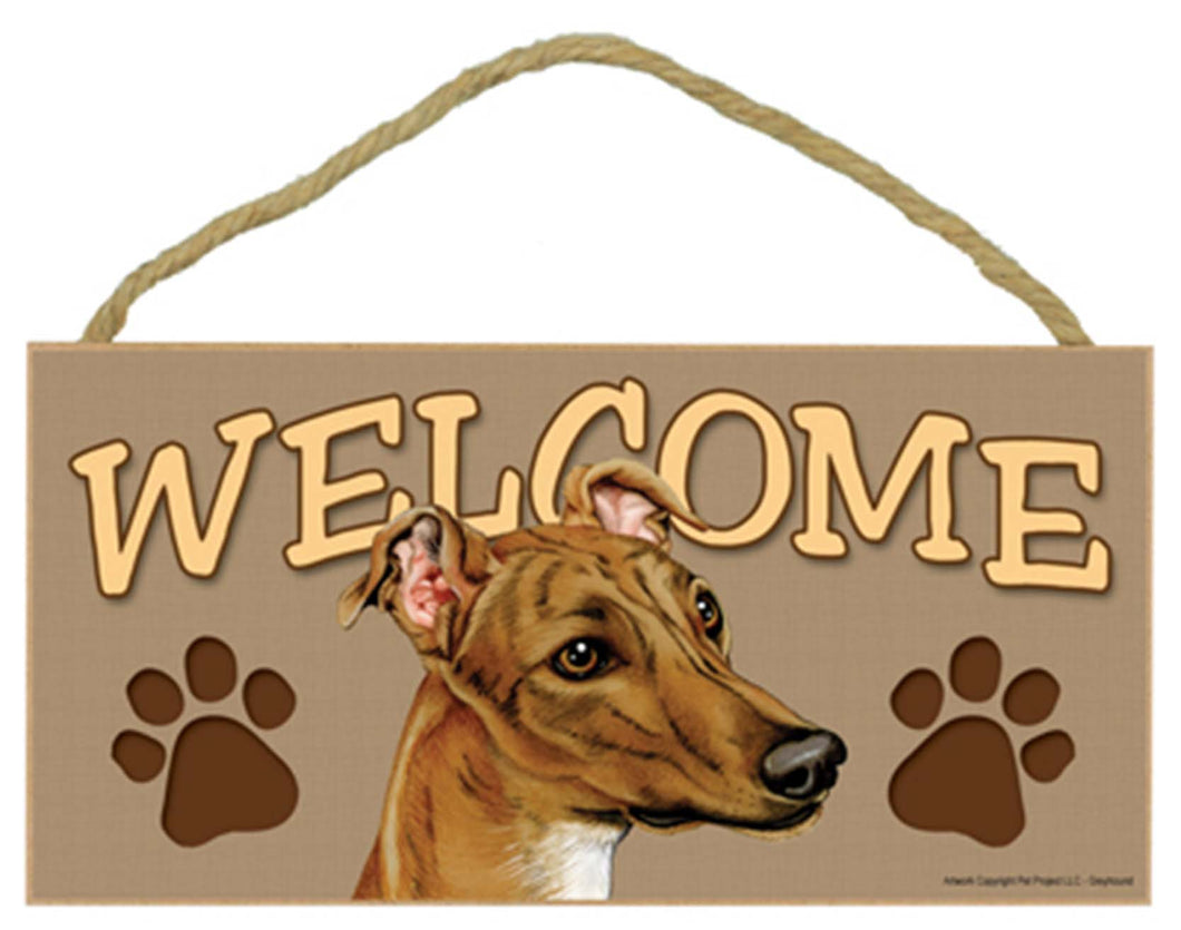 Greyhound Welcome Sign