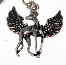 Load image into Gallery viewer, Greyhound Angel Keyring
