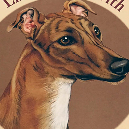 Wood Greyhound Sign