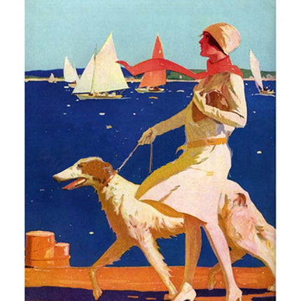 Vintage Greyhound Note Card Set