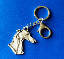Load image into Gallery viewer, Greyhound Keyring
