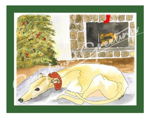 Greyhound Christmas Card Set