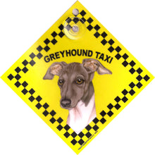 Load image into Gallery viewer, Italian Greyhound Taxi Sign
