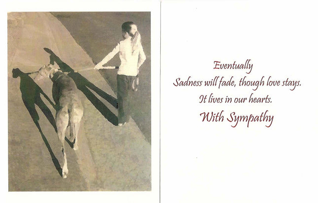 Greyhound Sympathy Card