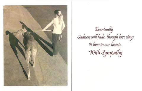 Greyhound Sympathy Card