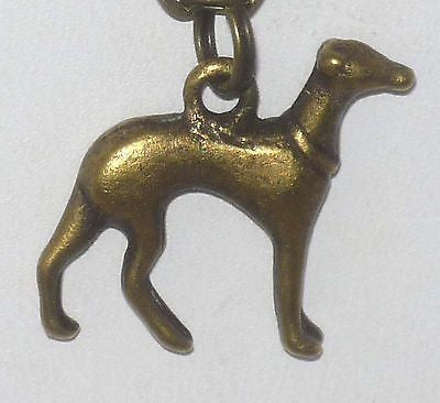 Bronze Greyhound Necklace