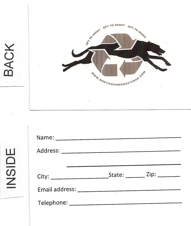 Greyhound Postage Luggage Tags