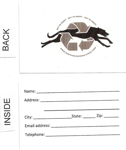 Greyhound Postage Luggage Tags