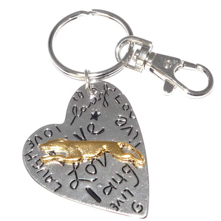 Greyhound Keyring
